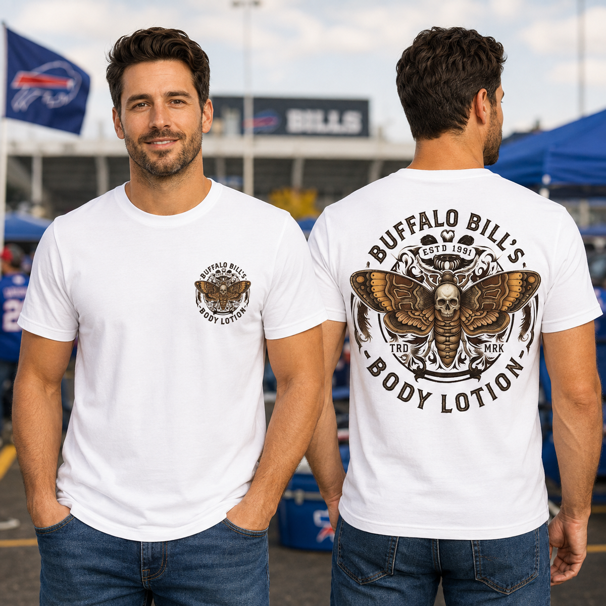 Buffalo Bills Body Lotion Shirt Funny Football Fan Vintage Graphic Tee Gift For Men