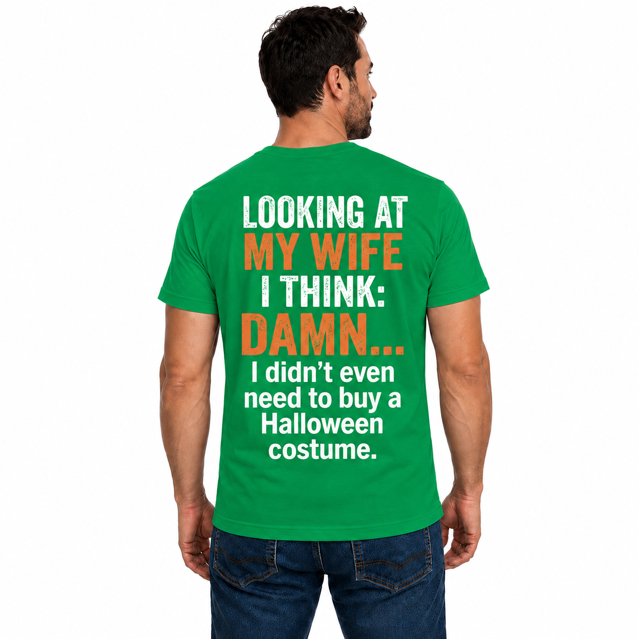 Funny Husband Halloween Costume Shirt Marriage Joke Graphic Tee Gift For Men