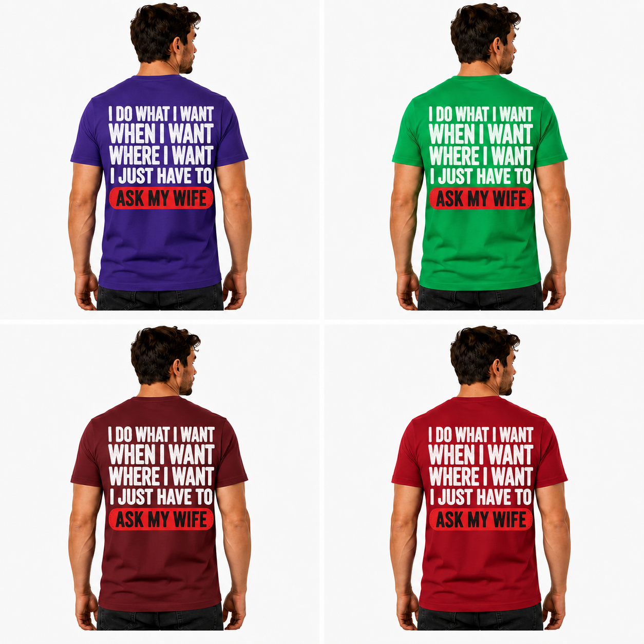 I Do What I Want I Just Have To Ask My Wife Shirt Funny Husband Graphic Tee Gift For Husband