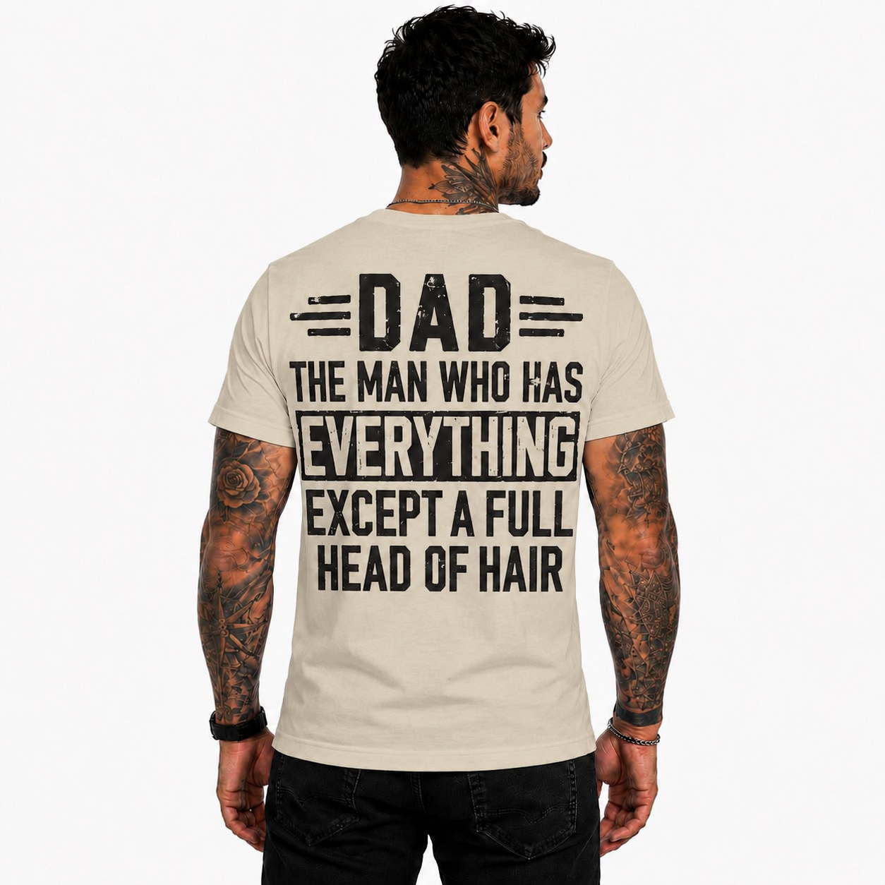 Funny Bald Dad Shirt, Dad Humor T-Shirt, Father's Day Gift, Bald Dad Graphic Tee, Gift for Dad, Funny Father Shirt, Dad Joke Tee