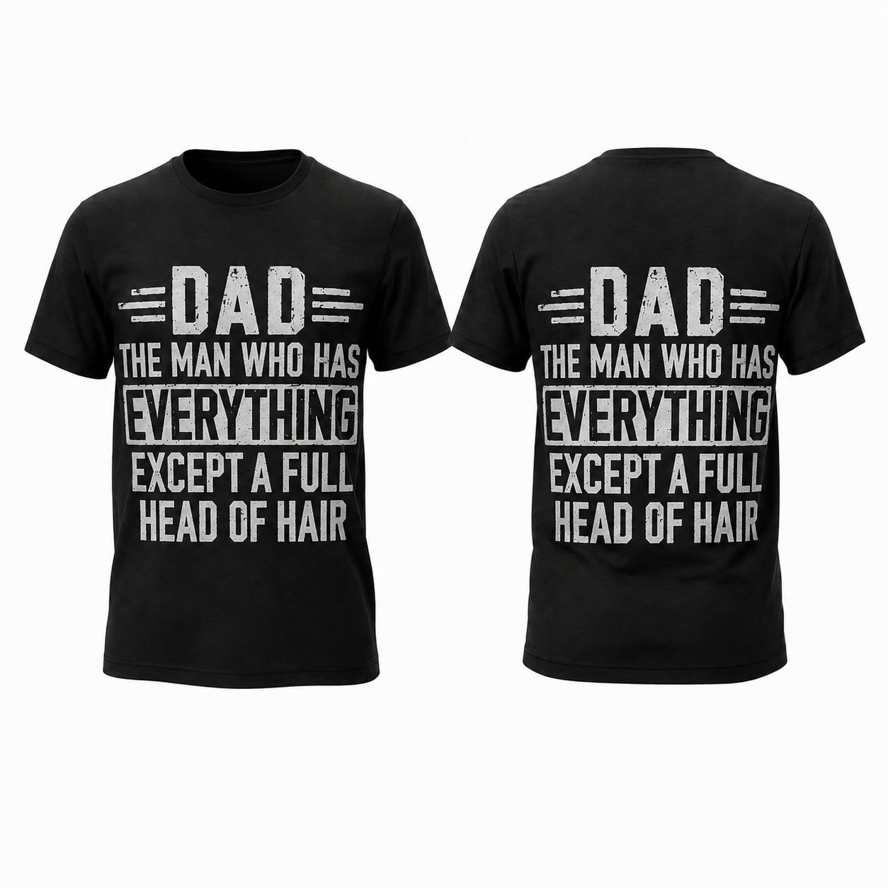 Funny Bald Dad Shirt, Dad Humor T-Shirt, Father's Day Gift, Bald Dad Graphic Tee, Gift for Dad, Funny Father Shirt, Dad Joke Tee