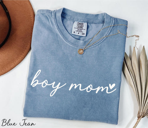 Comfort Colors® Boy Mom Shirt, Mama Shirt, Mother's Day Gift, Mom of Boys Shirt, Mom Life Shirt, Cute Mom Shirt, Boy Mama Shirt