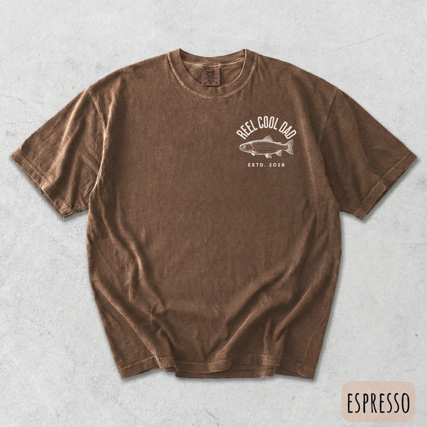 Reel Cool Dad T-Shirt, Custom Fishing Dad Shirt, Funny Gift for Fisherman