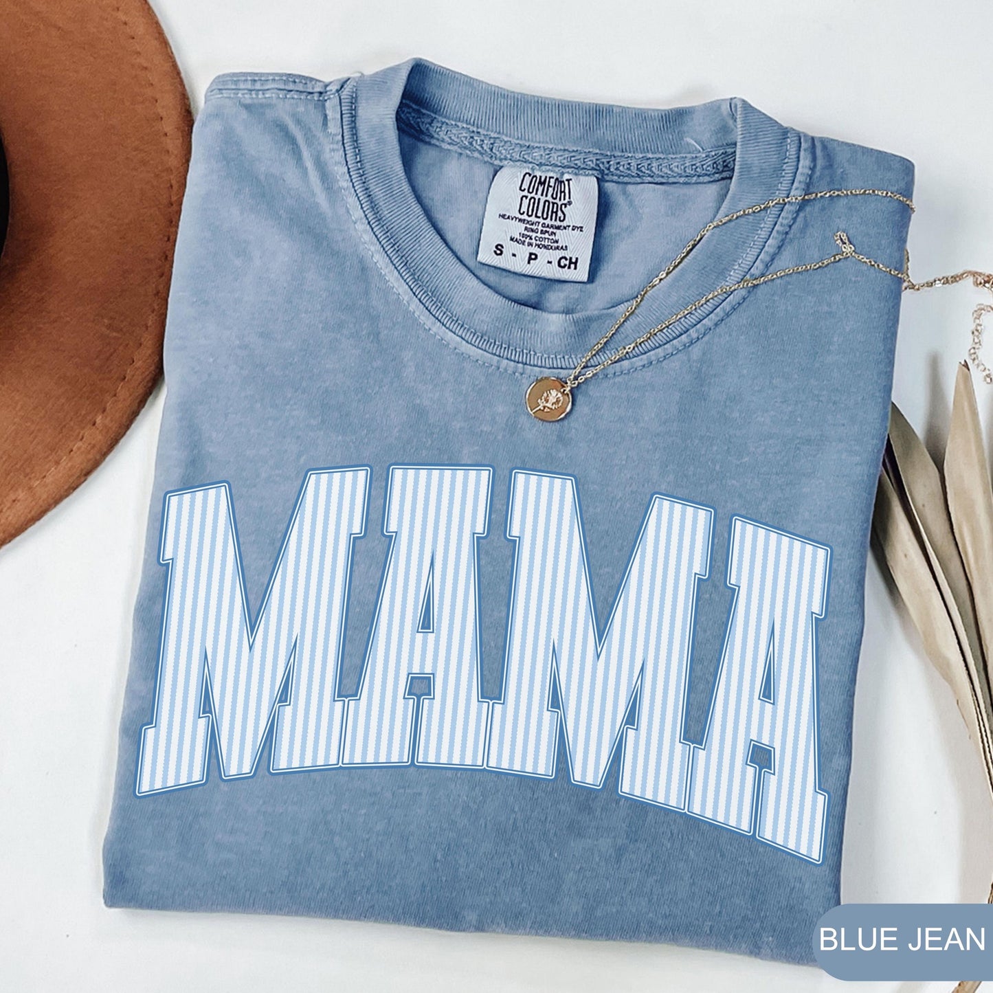 Comfort Colors Mama Shirt, Mothers Day Gift, Cute Mom Shirt, Mama Tee, Gingham Mama Shirt, New Mom Gift, Baby Shower Gift, Gift for Mama