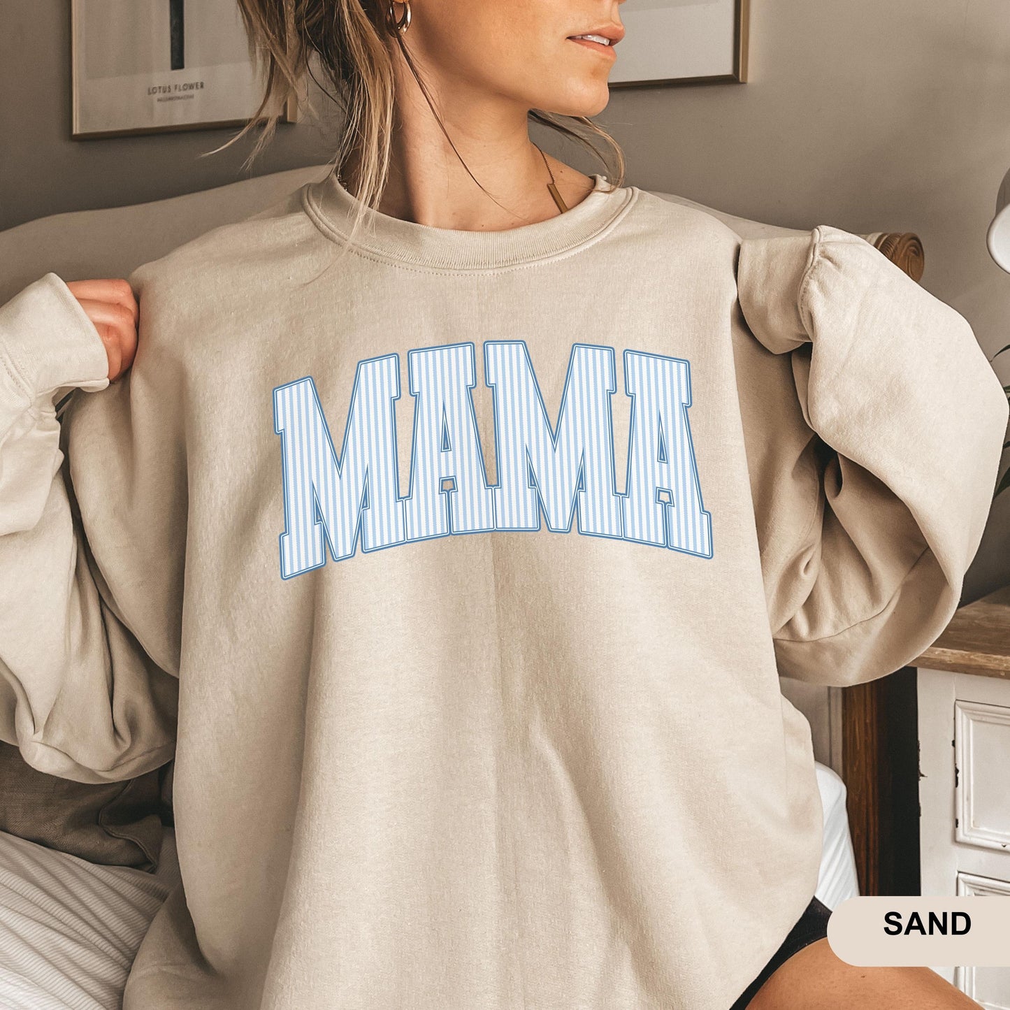 Comfort Colors Mama Shirt, Mothers Day Gift, Cute Mom Shirt, Mama Tee, Gingham Mama Shirt, New Mom Gift, Baby Shower Gift, Gift for Mama