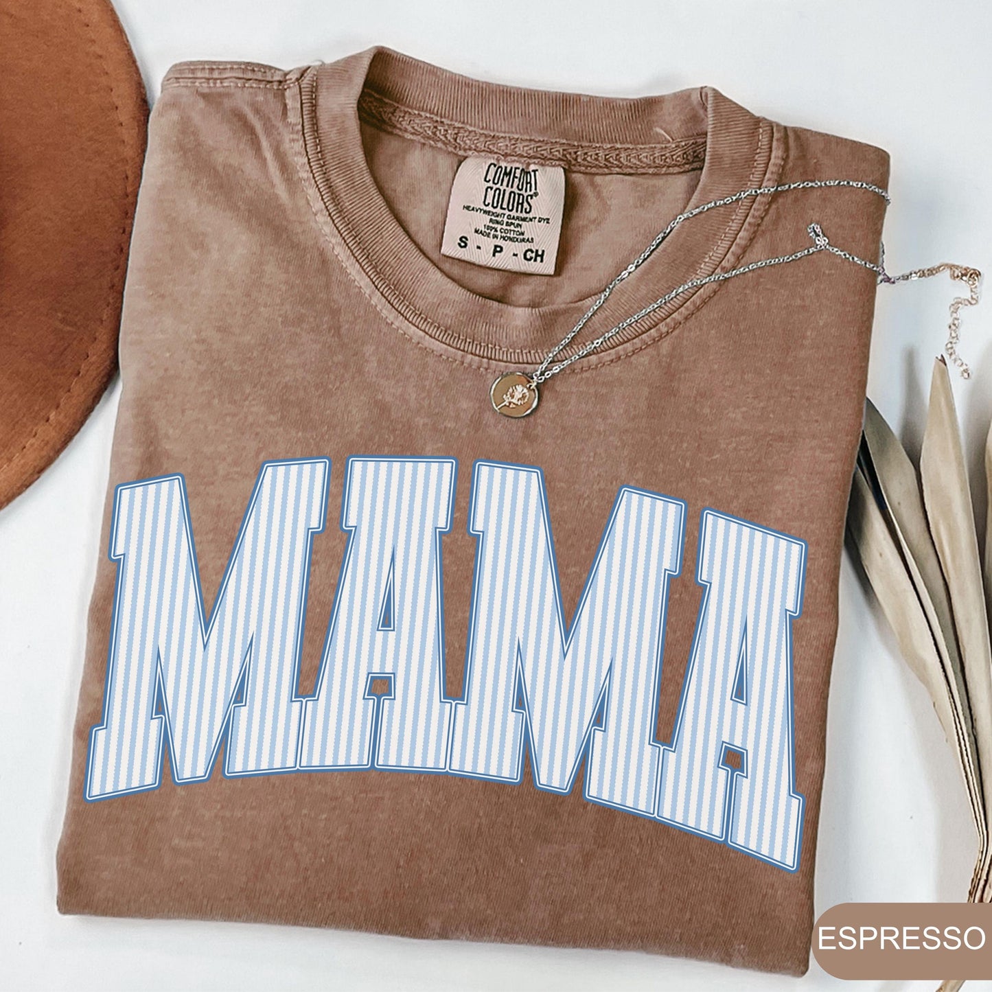 Comfort Colors Mama Shirt, Mothers Day Gift, Cute Mom Shirt, Mama Tee, Gingham Mama Shirt, New Mom Gift, Baby Shower Gift, Gift for Mama