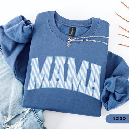 Comfort Colors Mama Shirt, Mothers Day Gift, Cute Mom Shirt, Mama Tee, Gingham Mama Shirt, New Mom Gift, Baby Shower Gift, Gift for Mama