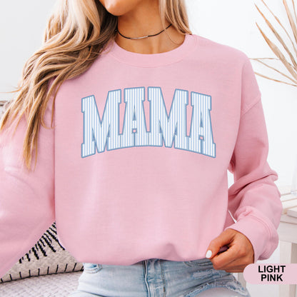 Comfort Colors Mama Shirt, Mothers Day Gift, Cute Mom Shirt, Mama Tee, Gingham Mama Shirt, New Mom Gift, Baby Shower Gift, Gift for Mama