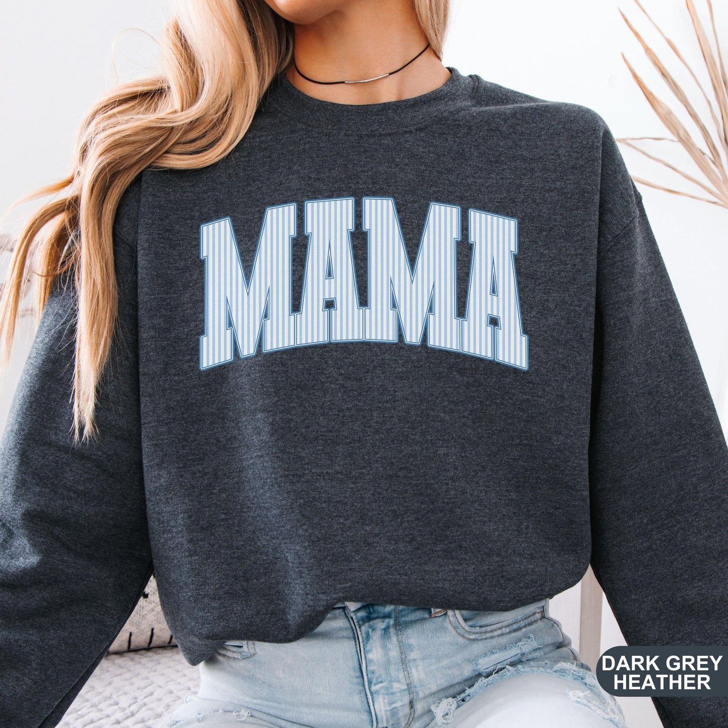Comfort Colors Mama Shirt, Mothers Day Gift, Cute Mom Shirt, Mama Tee, Gingham Mama Shirt, New Mom Gift, Baby Shower Gift, Gift for Mama