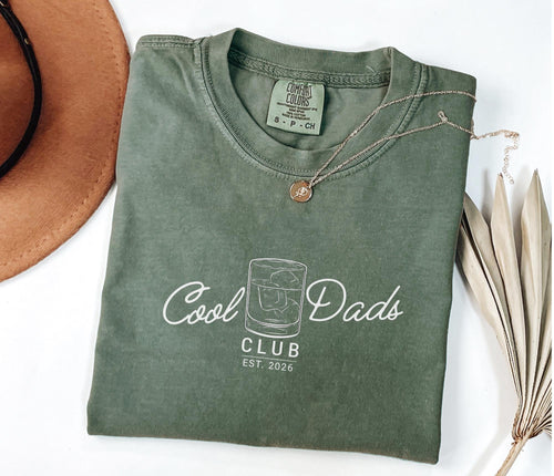Cool Dads Club Shirt Custom New Dad Shirt for New Dad est shirt Comfort Colors Dad Shirt Fathers Day New Dad shirt Cool Dad Shirt Dad to be