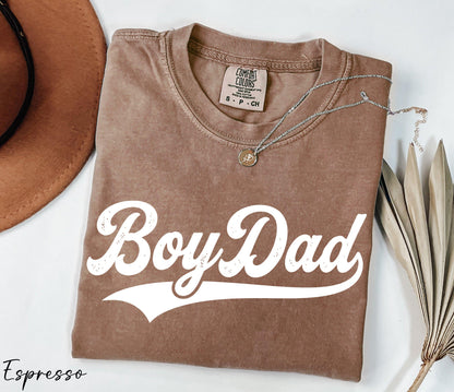 Boy Dad Shirt, New Dad Gift, Boy Dad Club Tee, Baby Announcement Shirt, First Father's Day Gift, Boy Dad Tee Comfort Colors®
