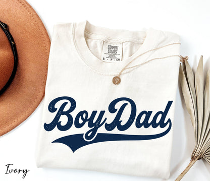 Boy Dad Shirt, New Dad Gift, Boy Dad Club Tee, Baby Announcement Shirt, First Father's Day Gift, Boy Dad Tee Comfort Colors®