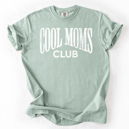 Cool Moms Club Shirt, Comfort Colors® Cool Mom T-Shirt, Striped Design Mom Life Shirt, Mother’s Day Gift, Gift for Mom, Trendy Mama T-shirts