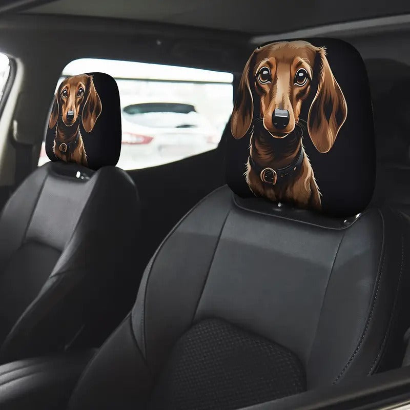 Halloween Car Headrest Cover Scary Face Universal Seat Protector Auto Decor