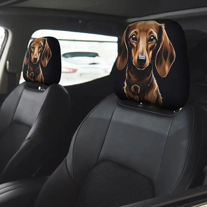 Halloween Car Headrest Cover Scary Face Universal Seat Protector Auto Decor